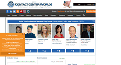 Desktop Screenshot of contactcenterworld.com