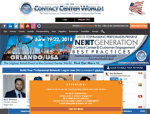 Tablet Screenshot of contactcenterworld.com